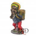 JAMAICAN MAN ASHTRAY 18" LARGE 1CT